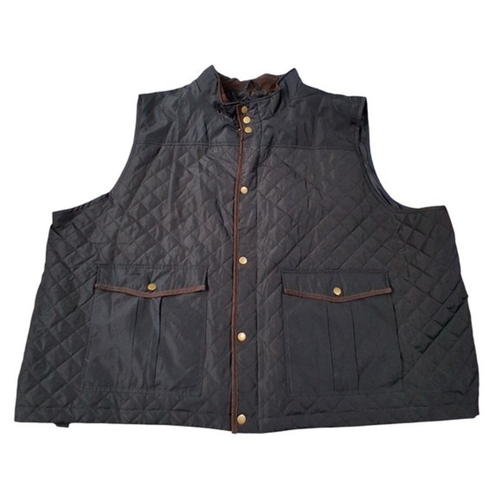 Boulder Creek Mens size 6X Quilted Gorpcore‎ Outdoors Cabincore Casual Prep Vest